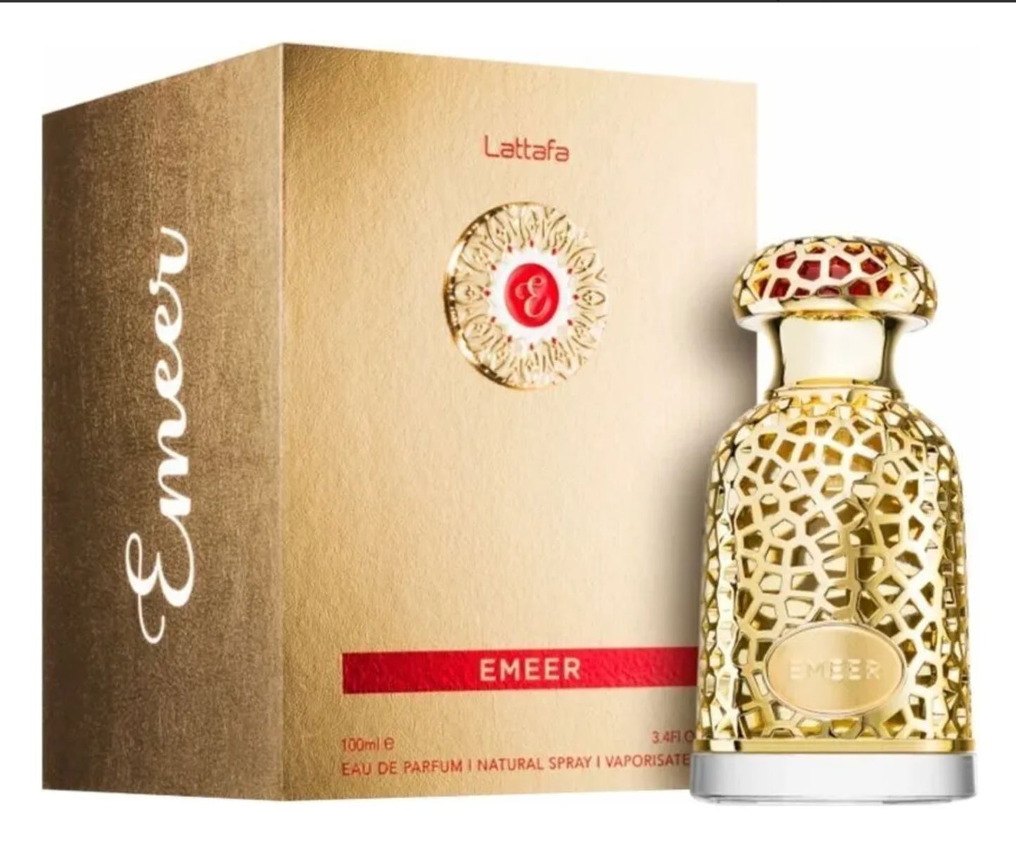 Perfume Lattafa Emeer Eau - Arabe Caja con Luces de 100 Ml